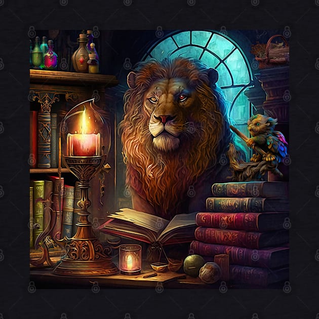 The Librarian by Phatpuppy Art